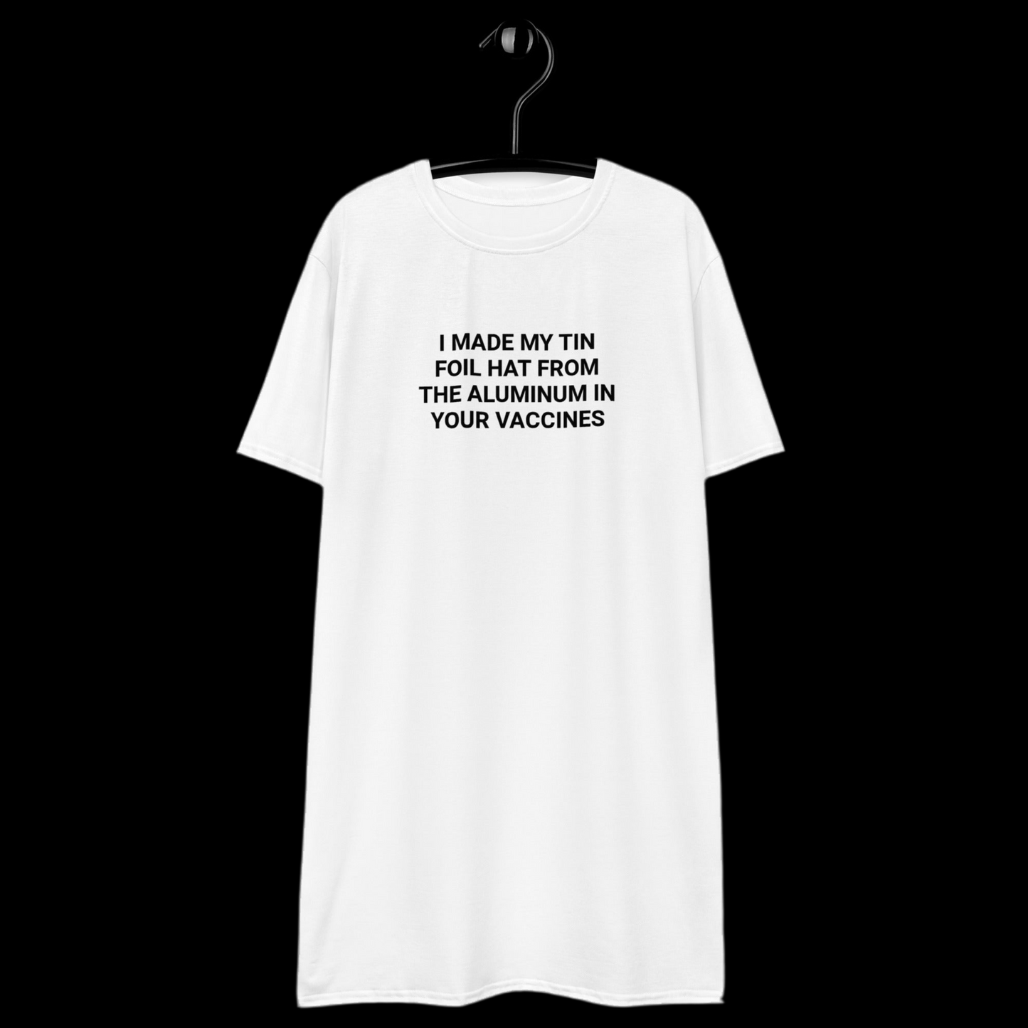 Tin Foil Hat Adult Tee Dress