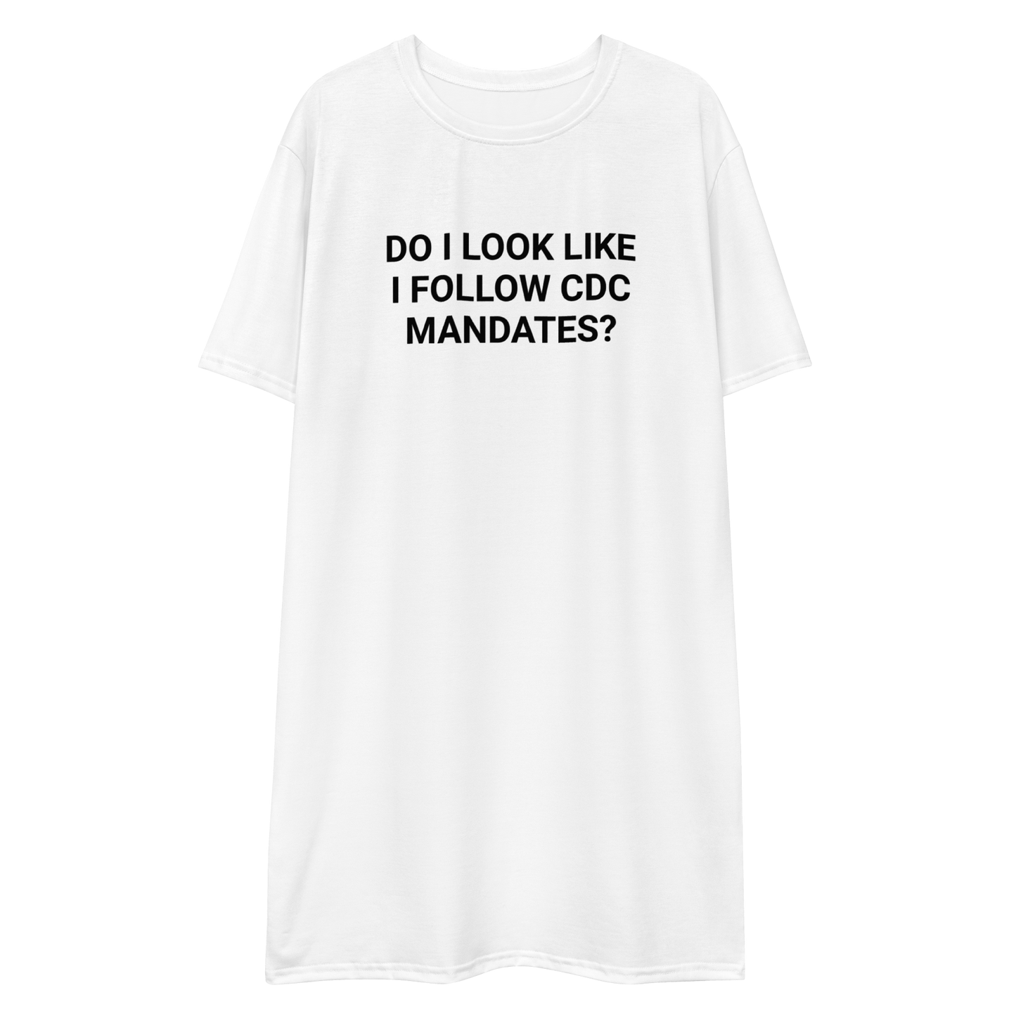 CDC Who? Adult Tee Dress