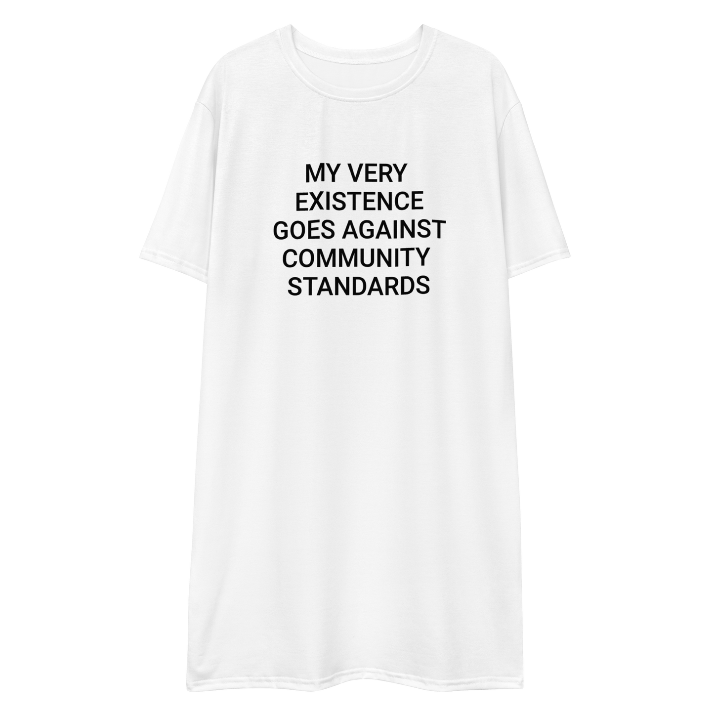 Walking Violation Adult Tee Dress