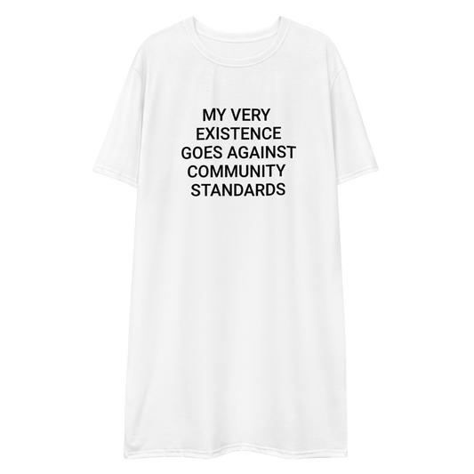 Walking Violation Adult Tee Dress