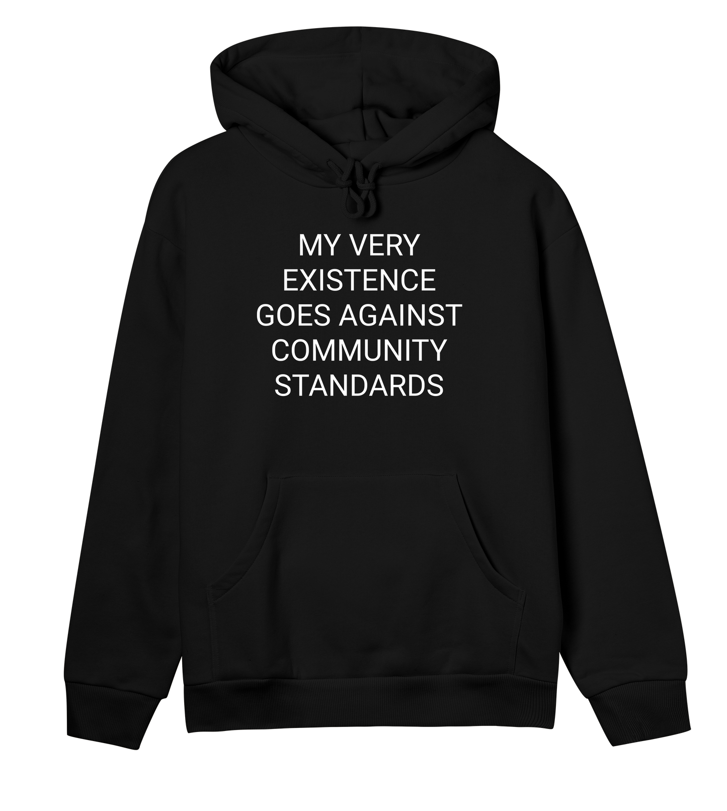 Walking Violation Womens Organic Hoodie