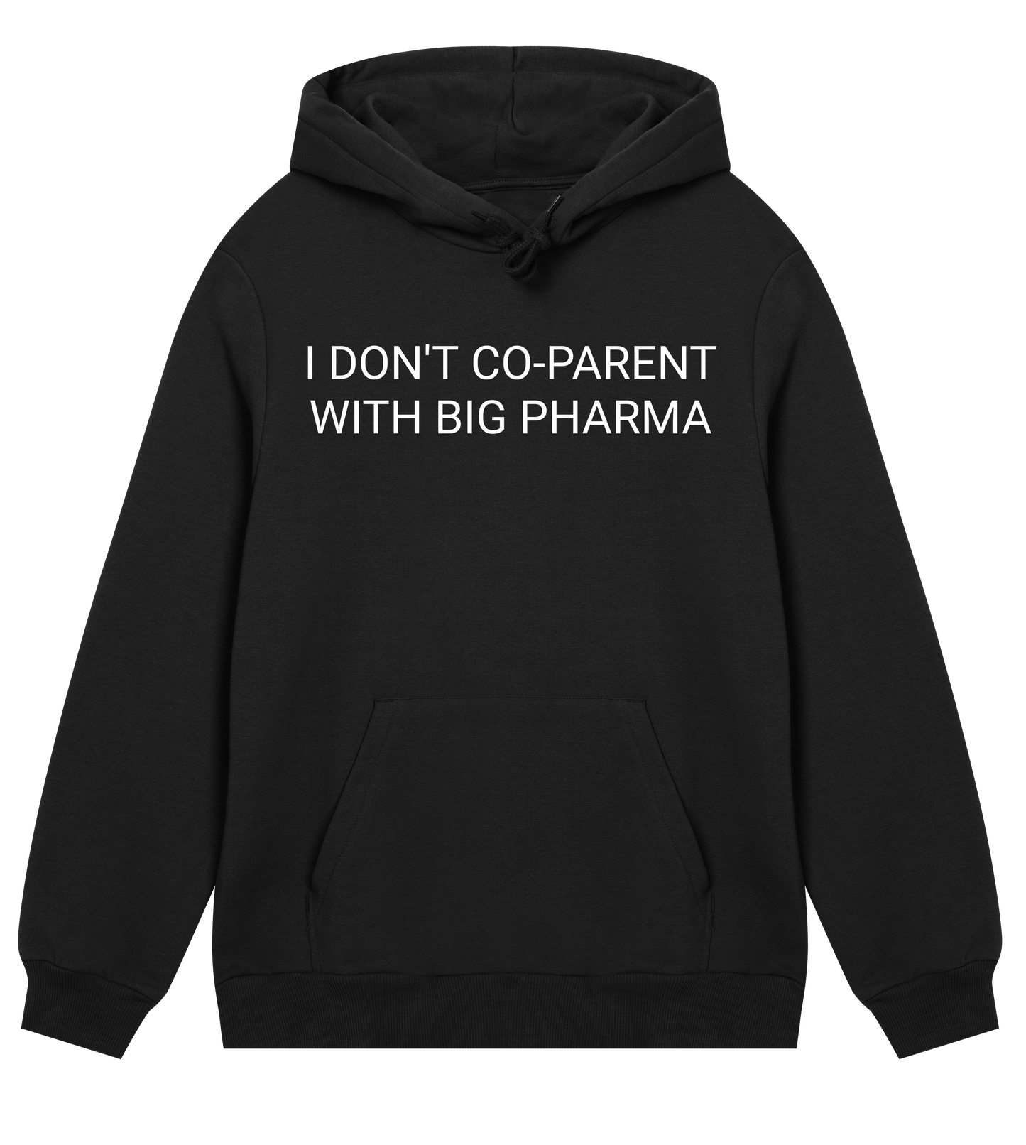 Not With Pharma Mens Organic Hoodie