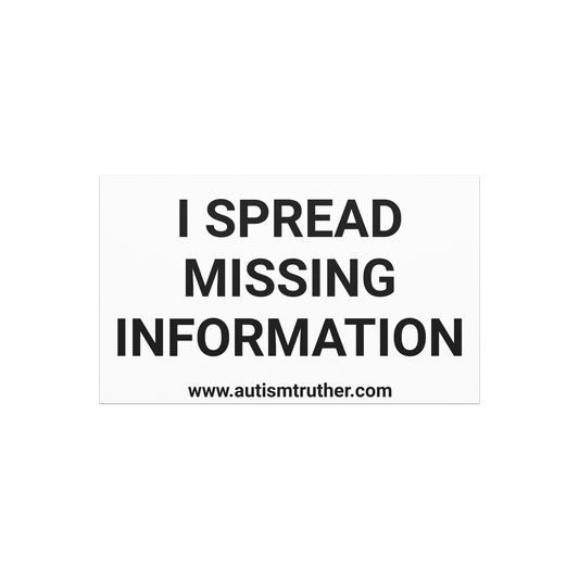 Missing Information Car Magnet