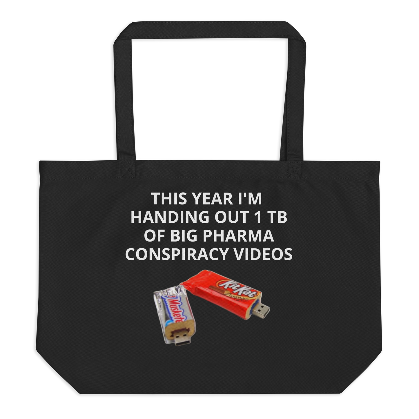 Check The Candy Organic Tote Bag