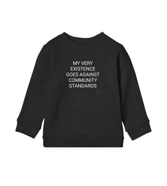 Walking Violation Kids Organic Sweatshirt