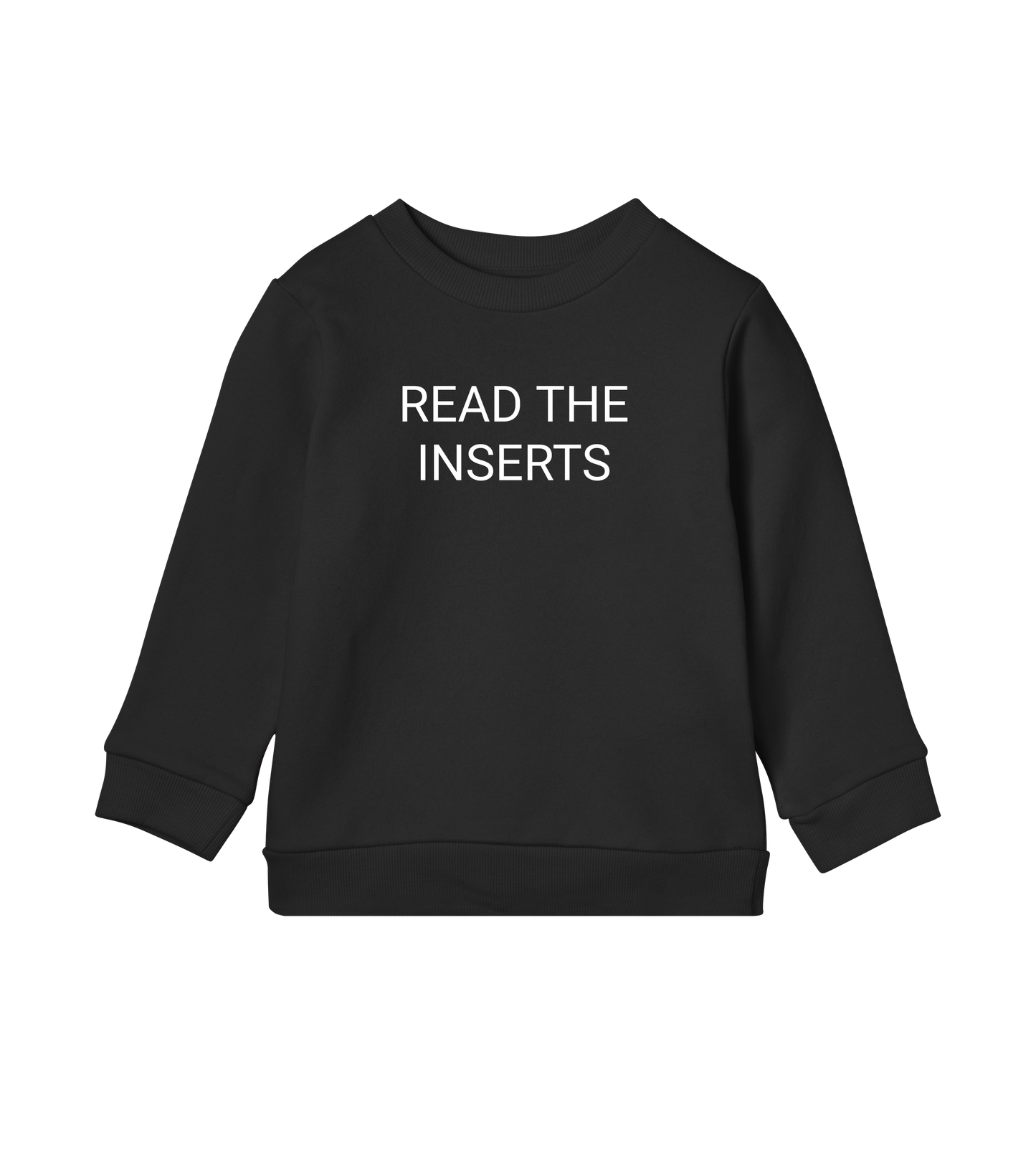 Read The Inserts Kids Organic Sweatshirt