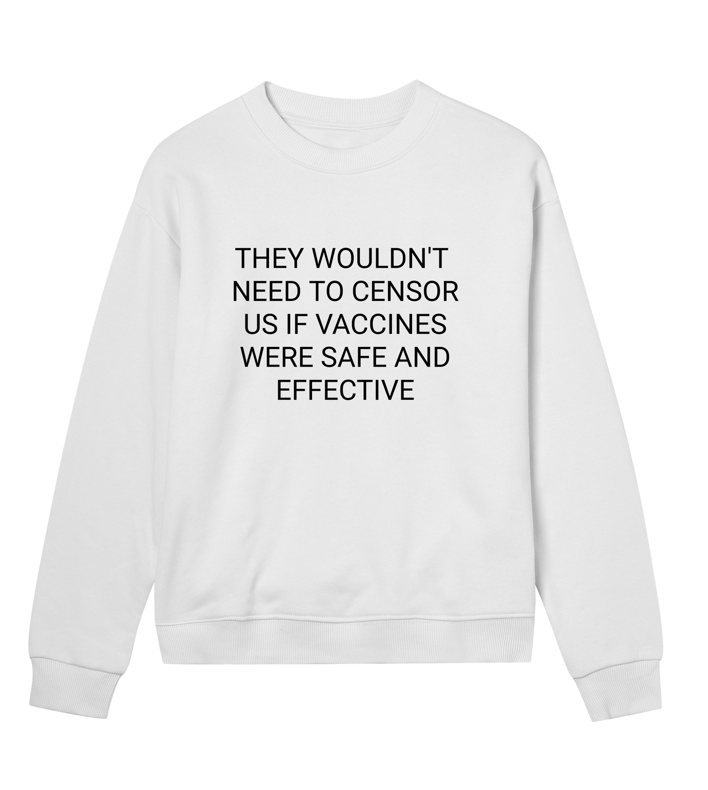 Silenced For A Reason Womens Organic Sweatshirt