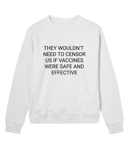 Silenced For A Reason Womens Organic Sweatshirt