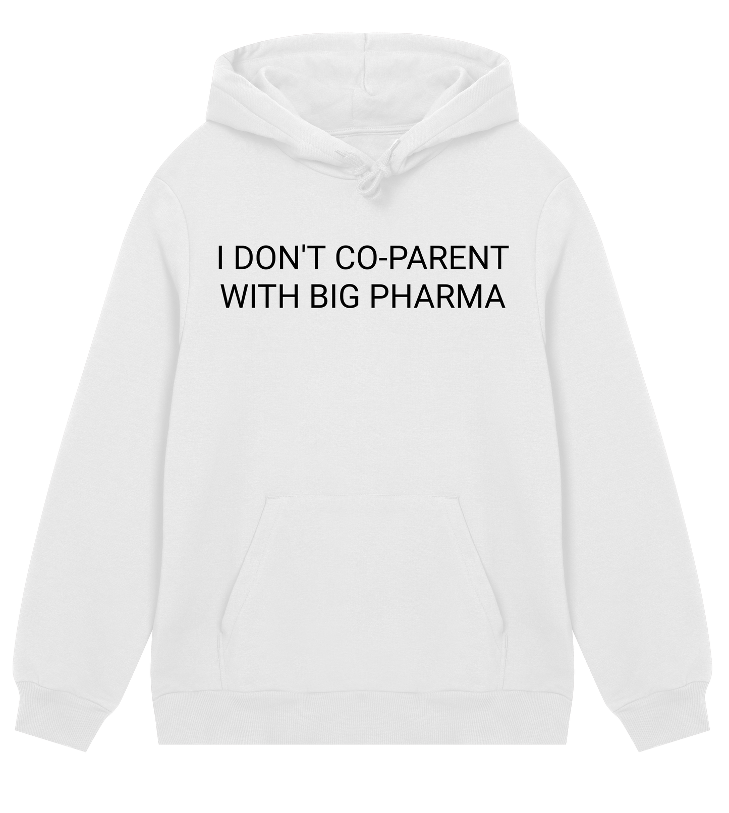 Not With Pharma Mens Organic Hoodie