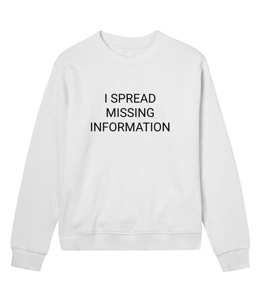 Missing Information Women's Organic Sweatshirt