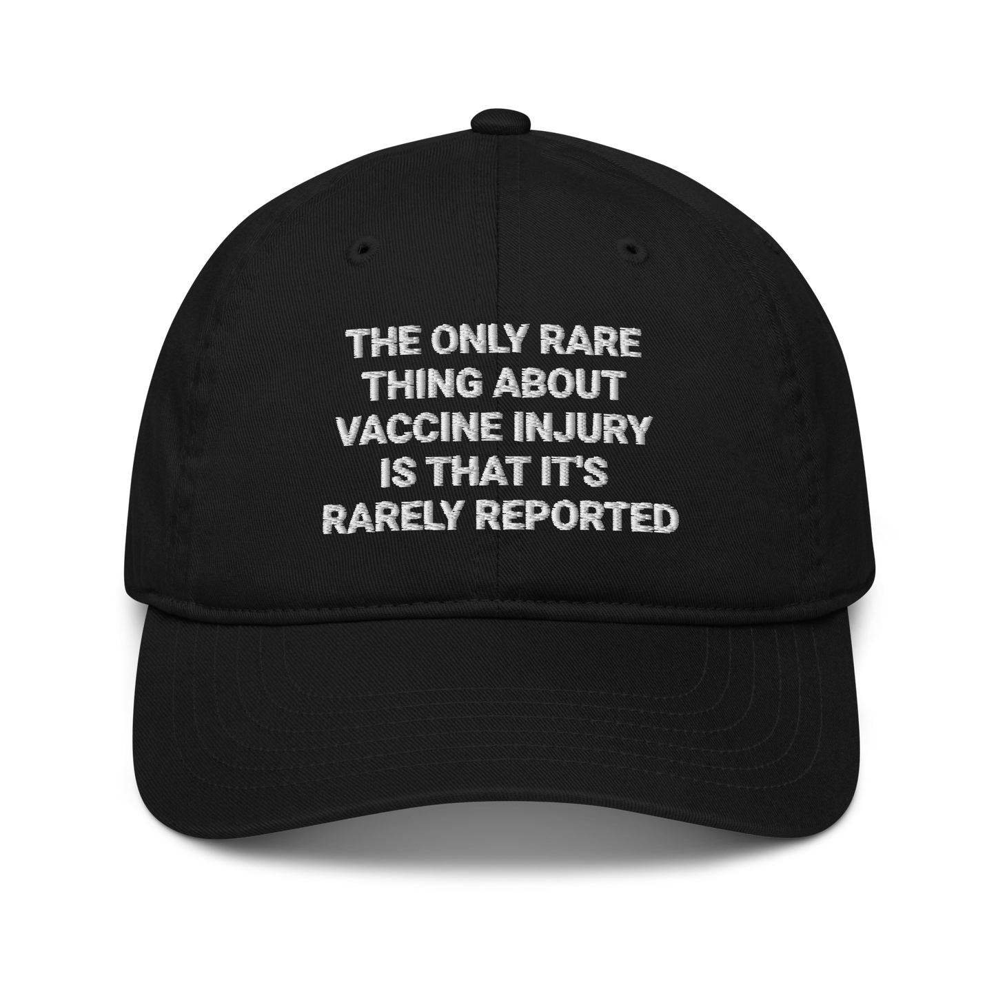 Unreported Truth Organic Adult Baseball Hat