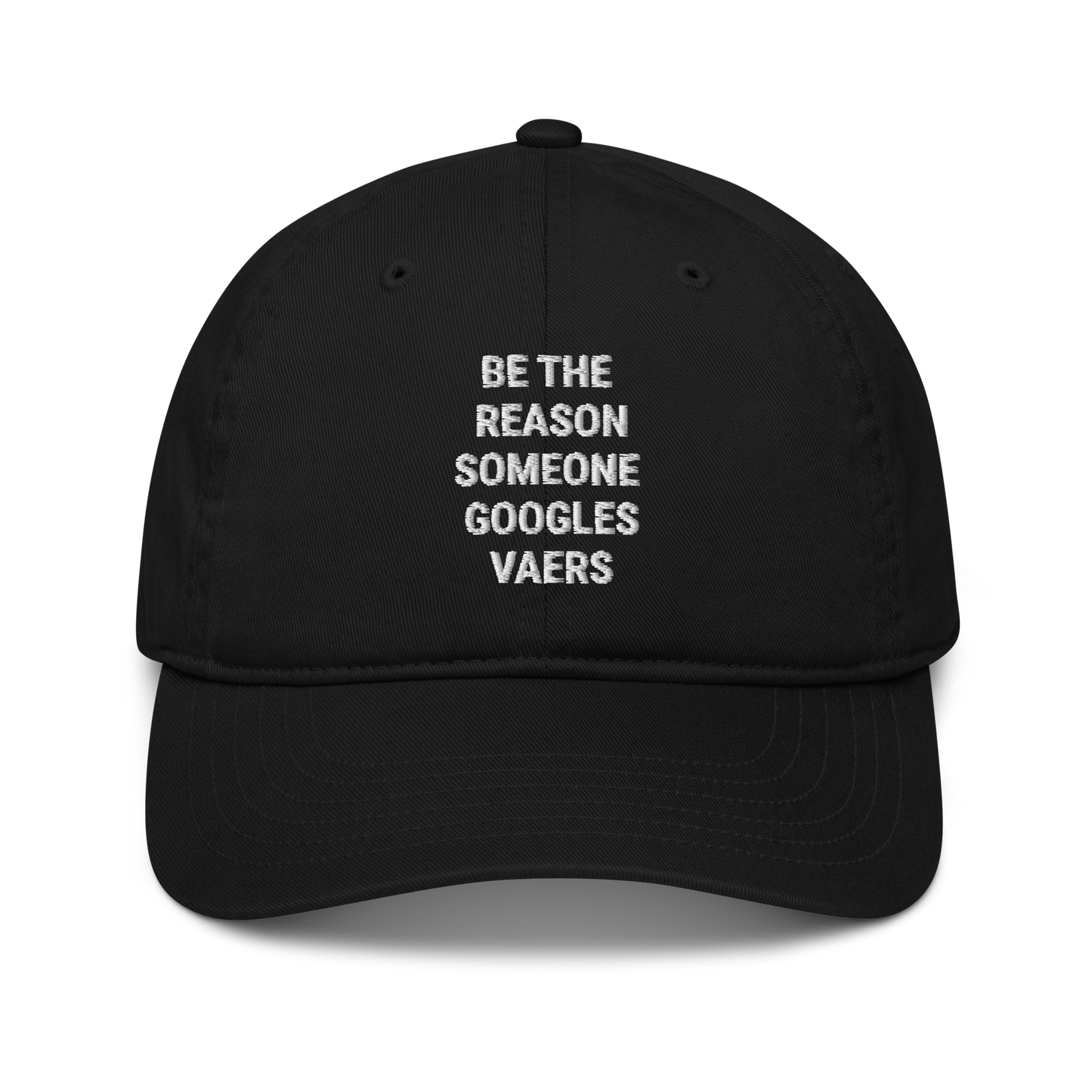 Truth Or VAERS Organic Adult Baseball Hat