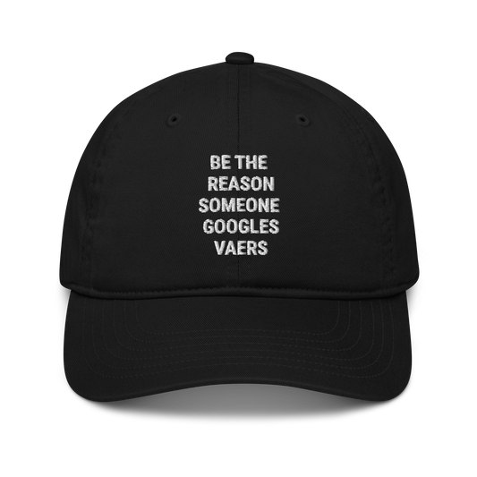 Truth Or VAERS Organic Adult Baseball Hat