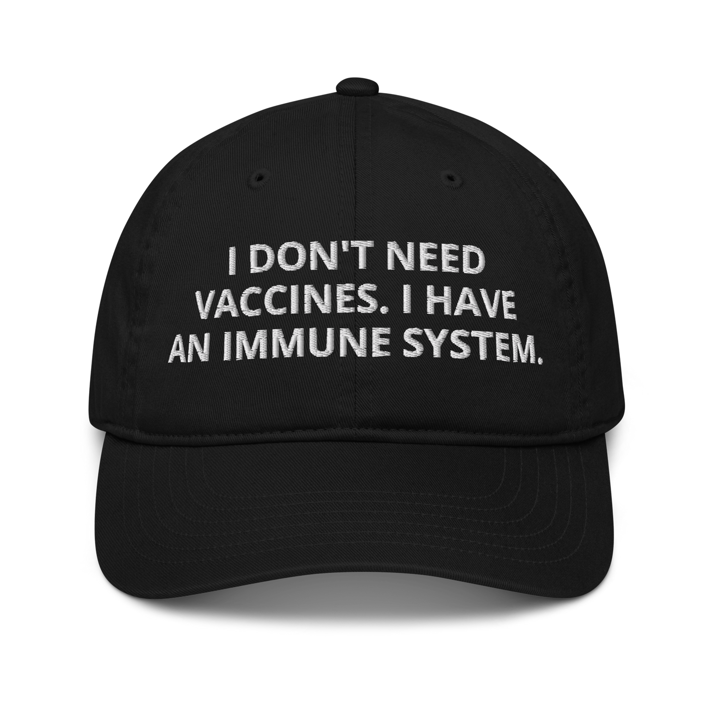 Immune & Informed Organic Adult Baseball Hat