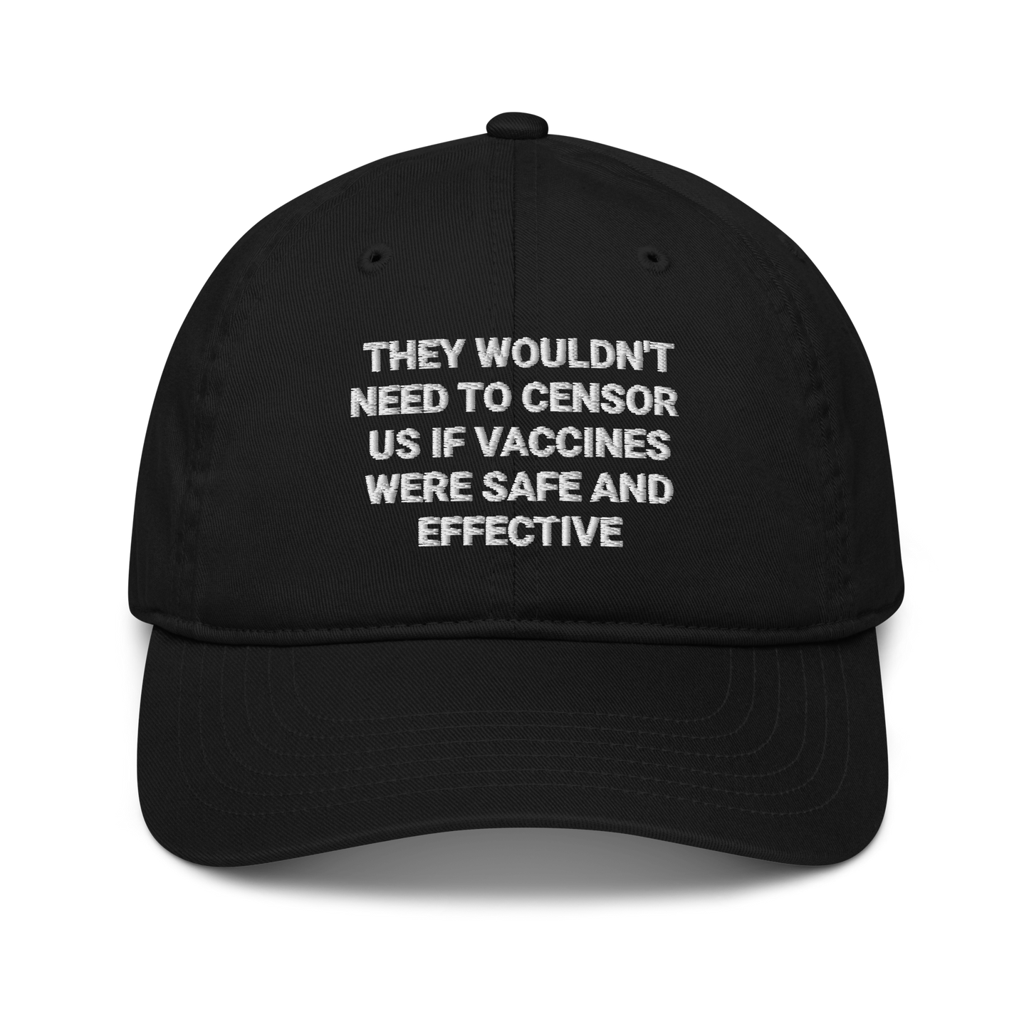 Silenced For A Reason Organic Adult Baseball Hat