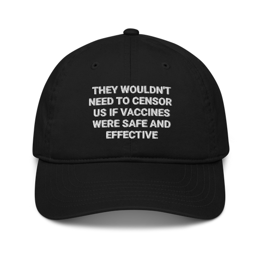Silenced For A Reason Organic Adult Baseball Hat