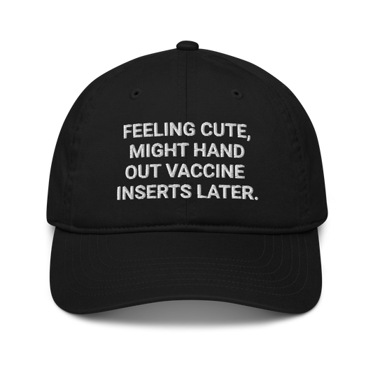 Cute & Informed Organic Adult Baseball Hat