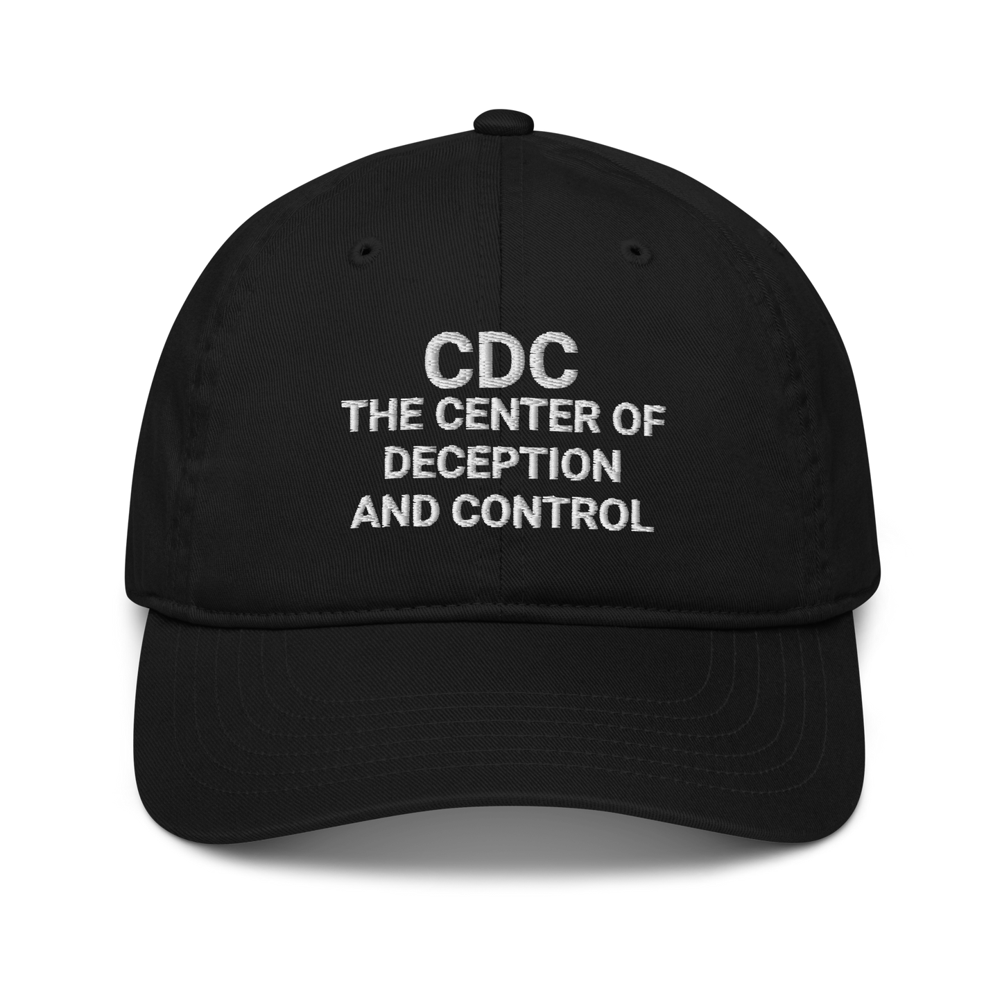 F*CK THE CDC Adult's Organic Baseball Hat