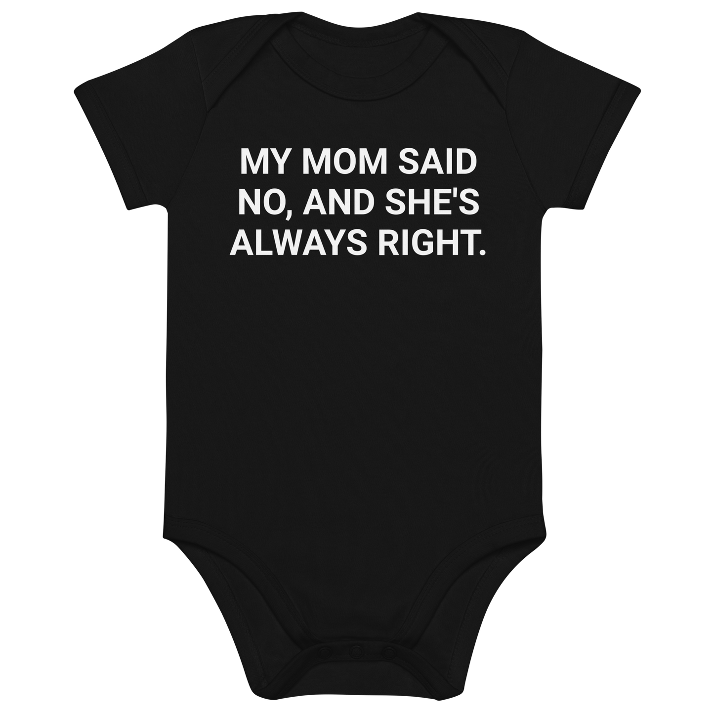 Mom Knows Best Organic Infant Onesie