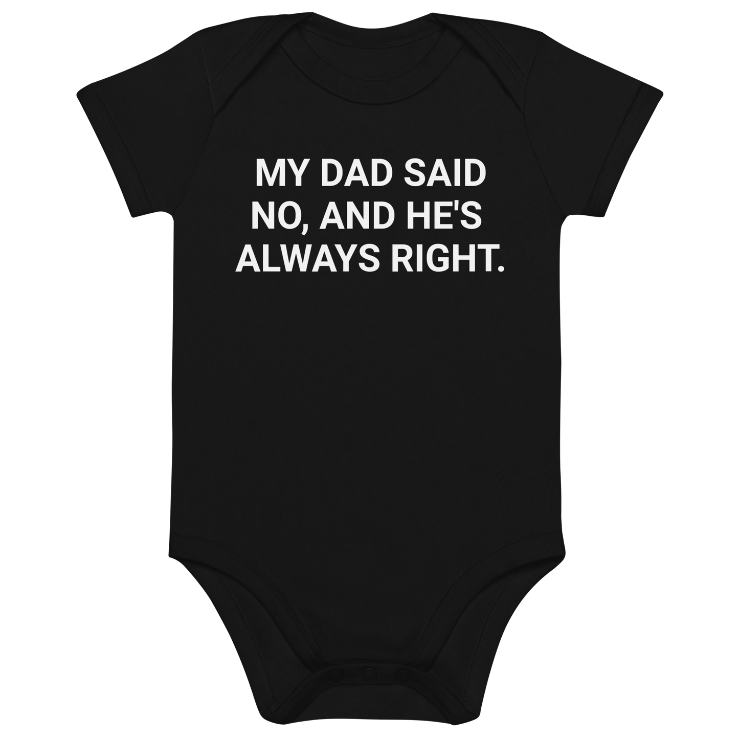Dad Knows Best Organic Infant Onesie