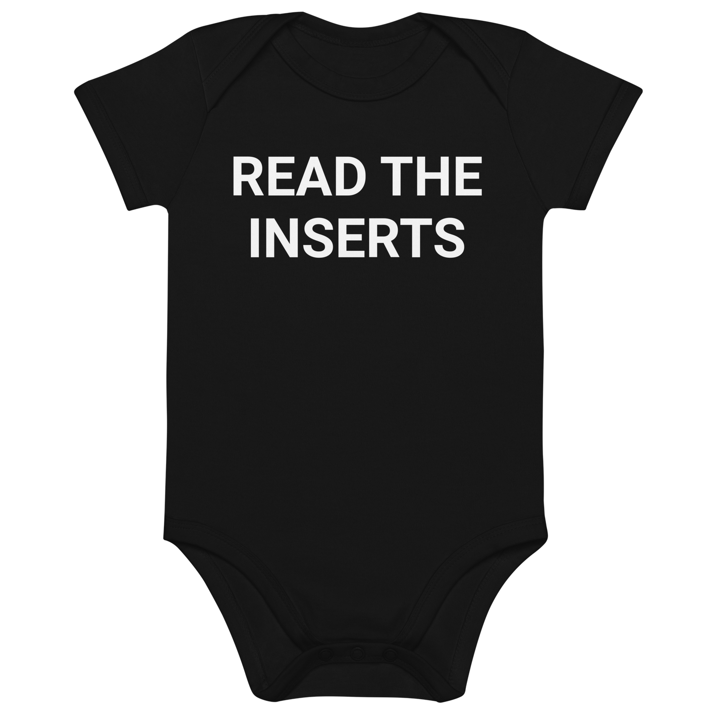 Read The Inserts Organic Infant Onesie