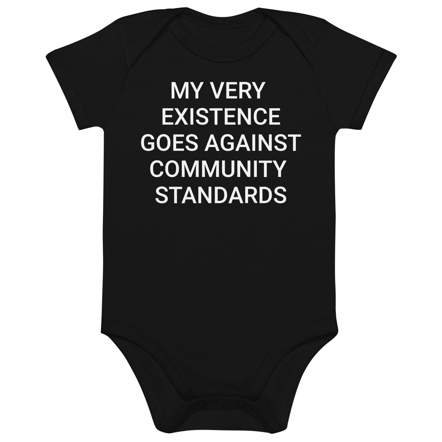 Walking Violation Organic Infants Onesie