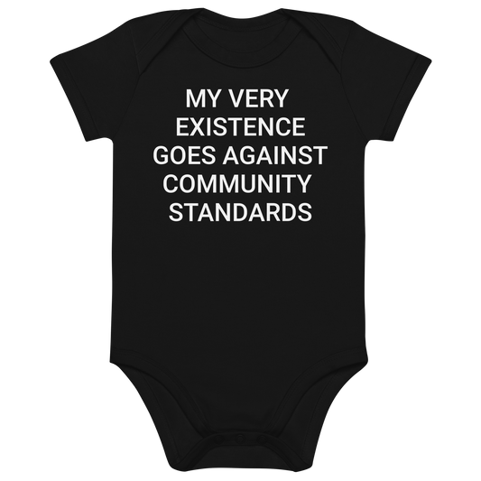 Walking Violation Organic Infants Onesie