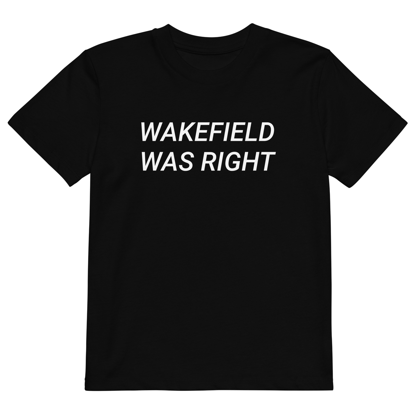 Wakefield Was Right Organic Kid's T-shirt