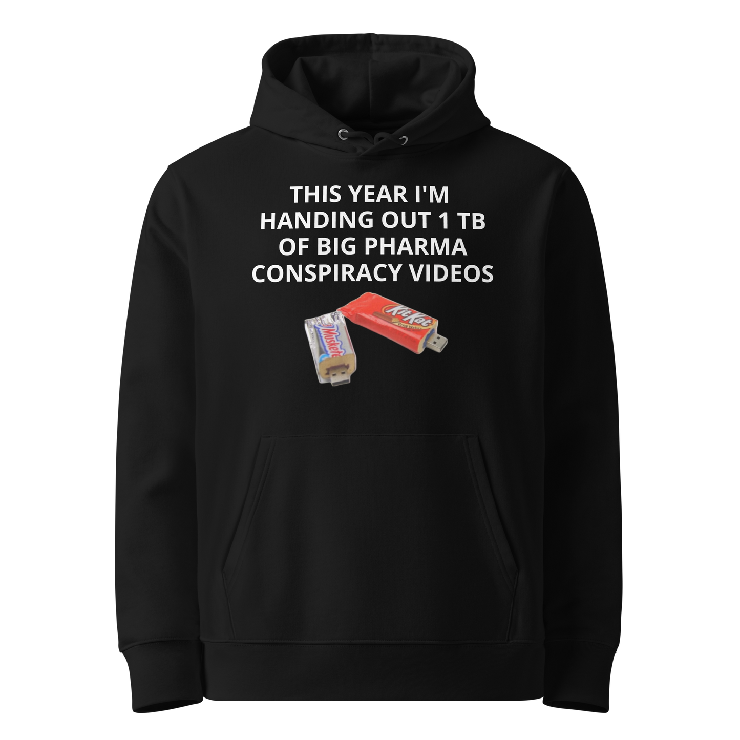 Check The Candy Adult Organic Hoodie
