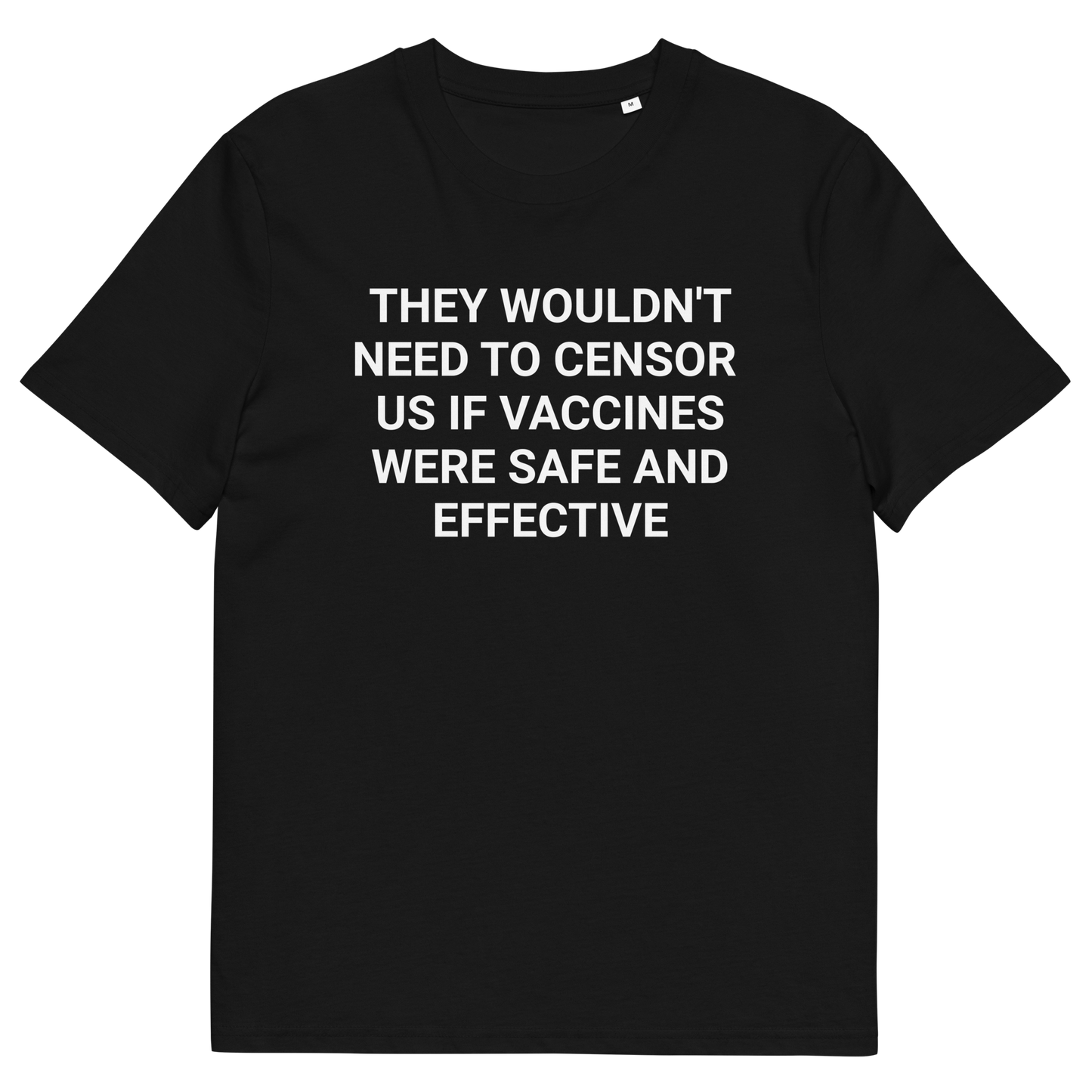 Silenced For A Reason Organic Adult T-Shirt