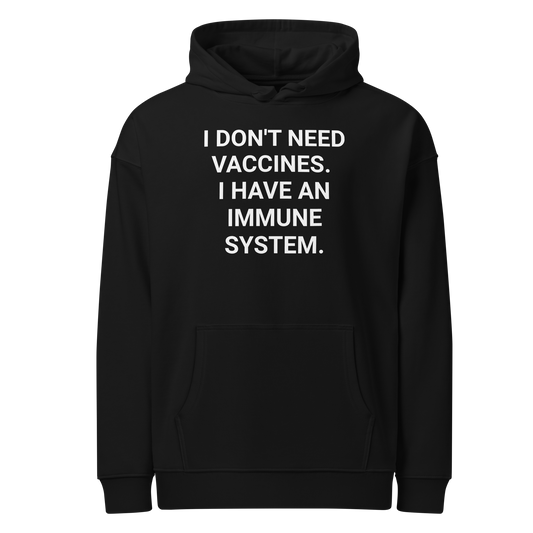 Immune & Informed Organic Adult Hoodie