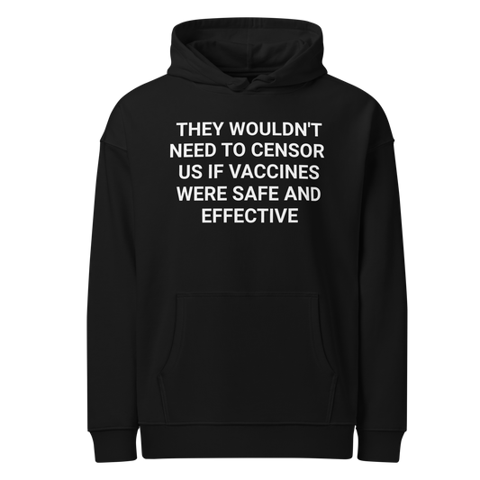 Silenced For A Reason Organic Adult Hoodie