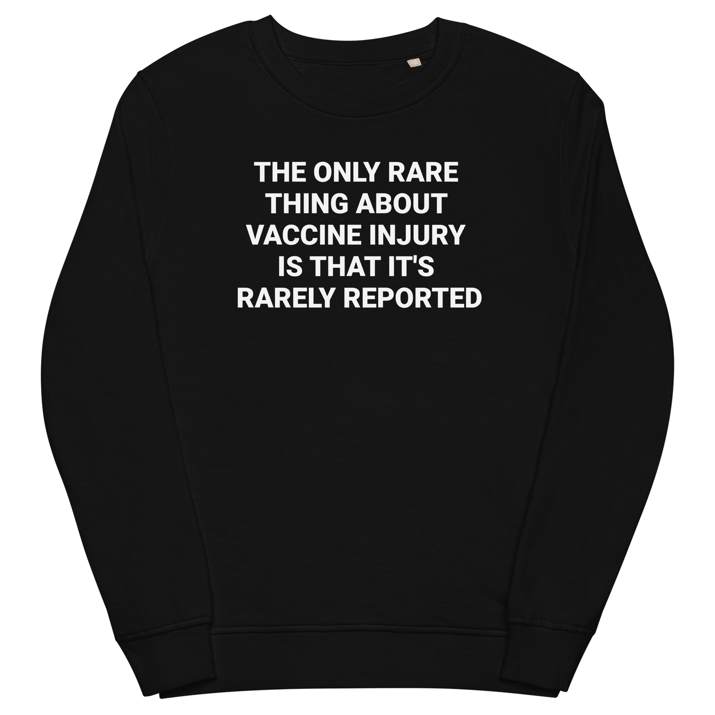 Unreported Truth Organic Adult Sweatshirt