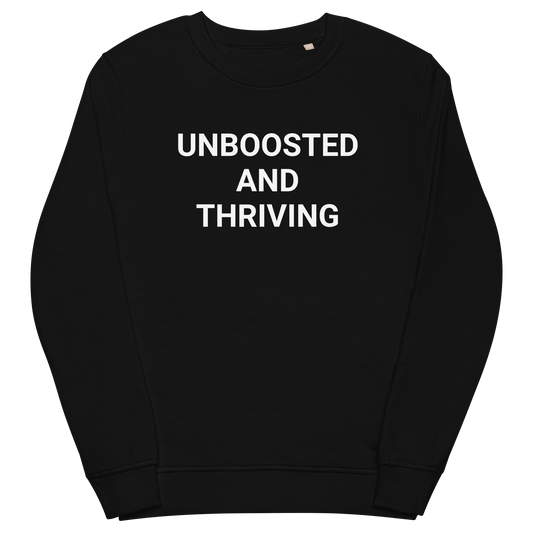 Unboosted AF Organic Adult Sweatshirt