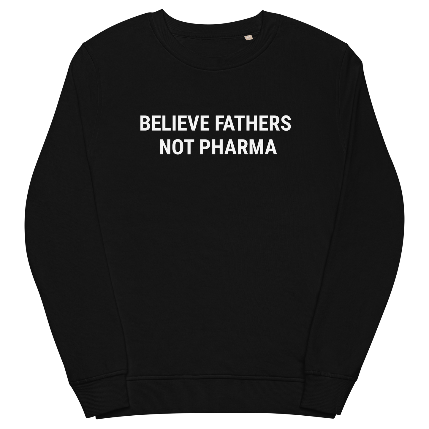 Dad Calls The Shots Organic Adult Sweatshirt