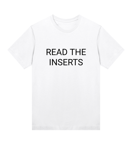 Read The Inserts Womens Organic T-shirt